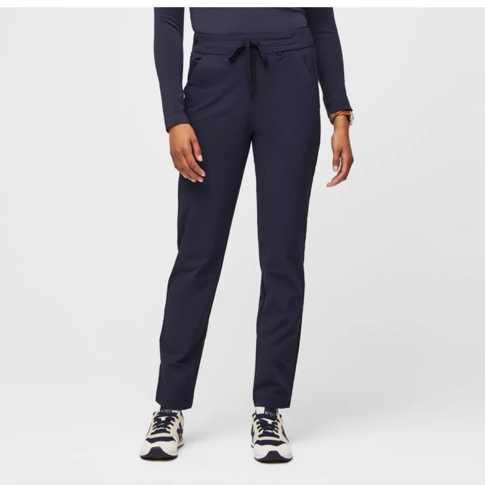 Figs Pro Skinny Scrub Trouser Pants Women's Navy Small